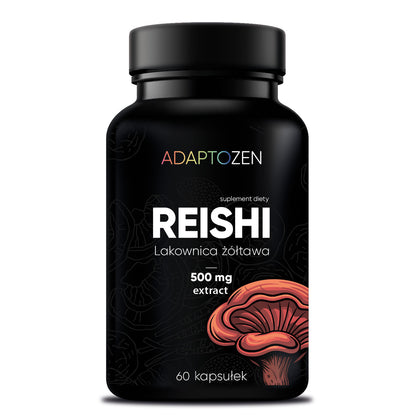 Adaptozen REISHI ekstrakt z lakownicy żółtawej, 60 kapsułek